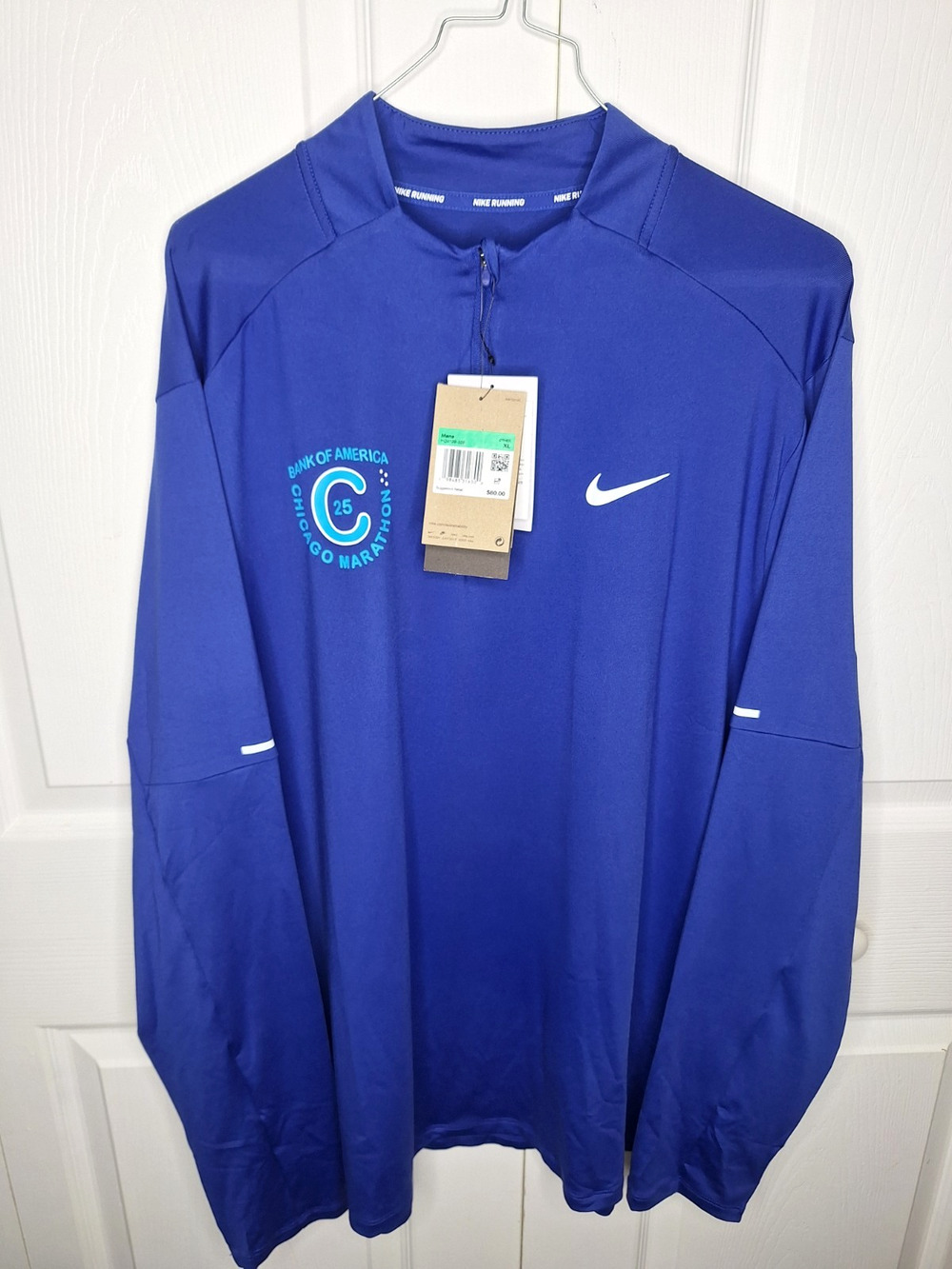 Nike Chicago Marathon 2025 Element 1/4 Zip Running Shirt HQ4199-539 XL